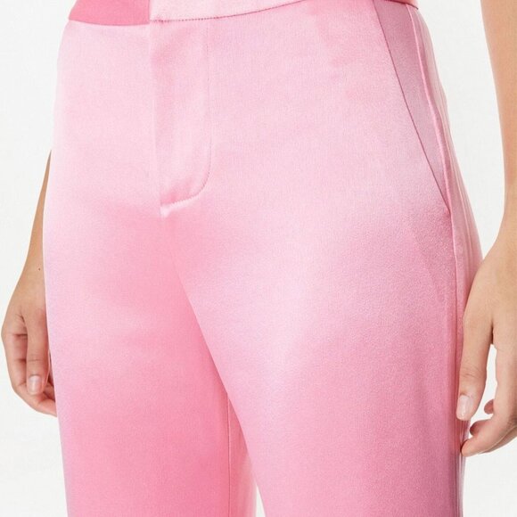 Alice + Olivia Deanna Satin-Finish Palazzo Pants - Size 4 NWT - Picture 13 of 13